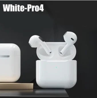 Pro 4 TWS Wireless Headphones Earphone Bluetooth-compatible 5.0 Waterproof Headset with Mic for Xiaomi iPhone Pro4 Earbuds