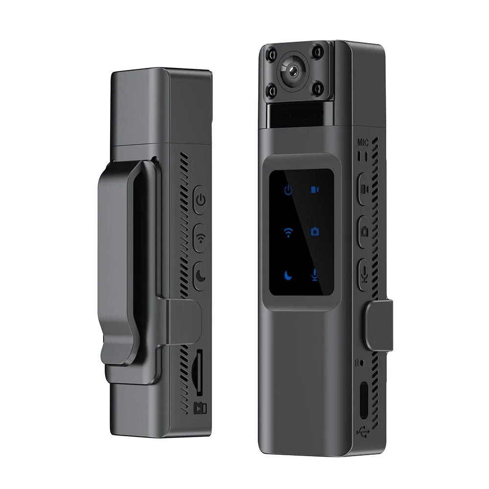 JOZUZE Mini Camera Portable Police Pocket Sport Digital Voice Video Business Conference 1080P Wearable Body Cam Riding Recorder