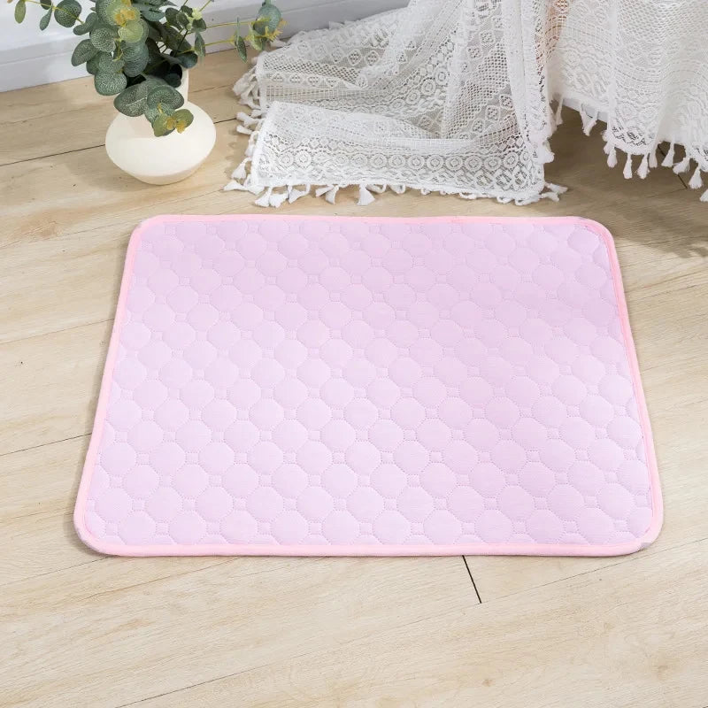 Reusable Pet Pee Pad – Washable Waterproof Dog Training Mat & Car Seat Cover