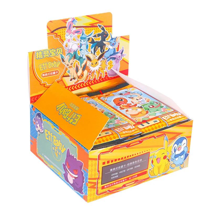 30 Bag Anime Game Elf Card Luxury Pet Card Collection Exchange Gift Box Card Toys Children&