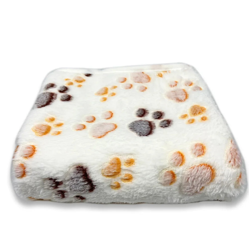 Flannel Pet Fleece Blanket – Soft Warm Bed Mat for Cats & Dogs, Sofa Cushion
