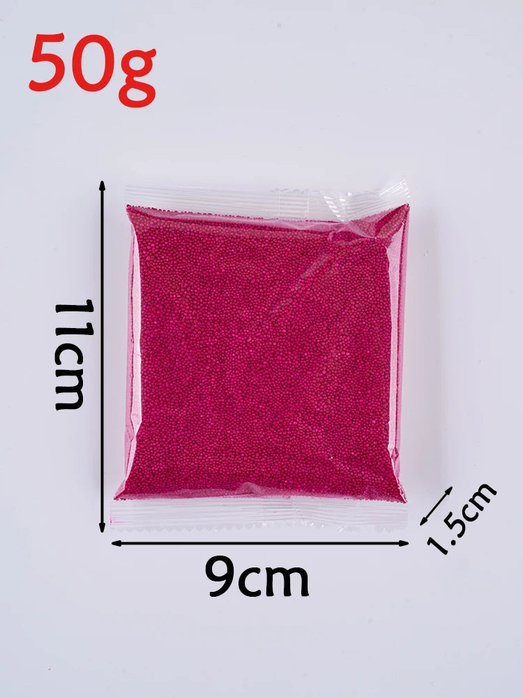 Colorful Sand Wax for DIY Candle Making – 50g Ice Flower & Pearl Wax