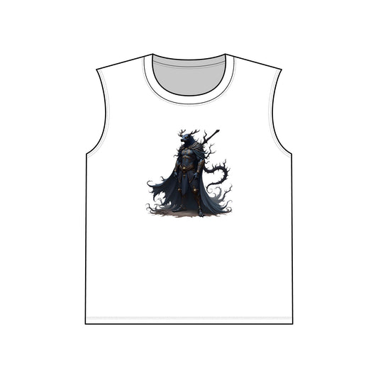 Dark Knight Demon Tank Top β Gothic Fantasy Warrior Graphic Muscle Tee