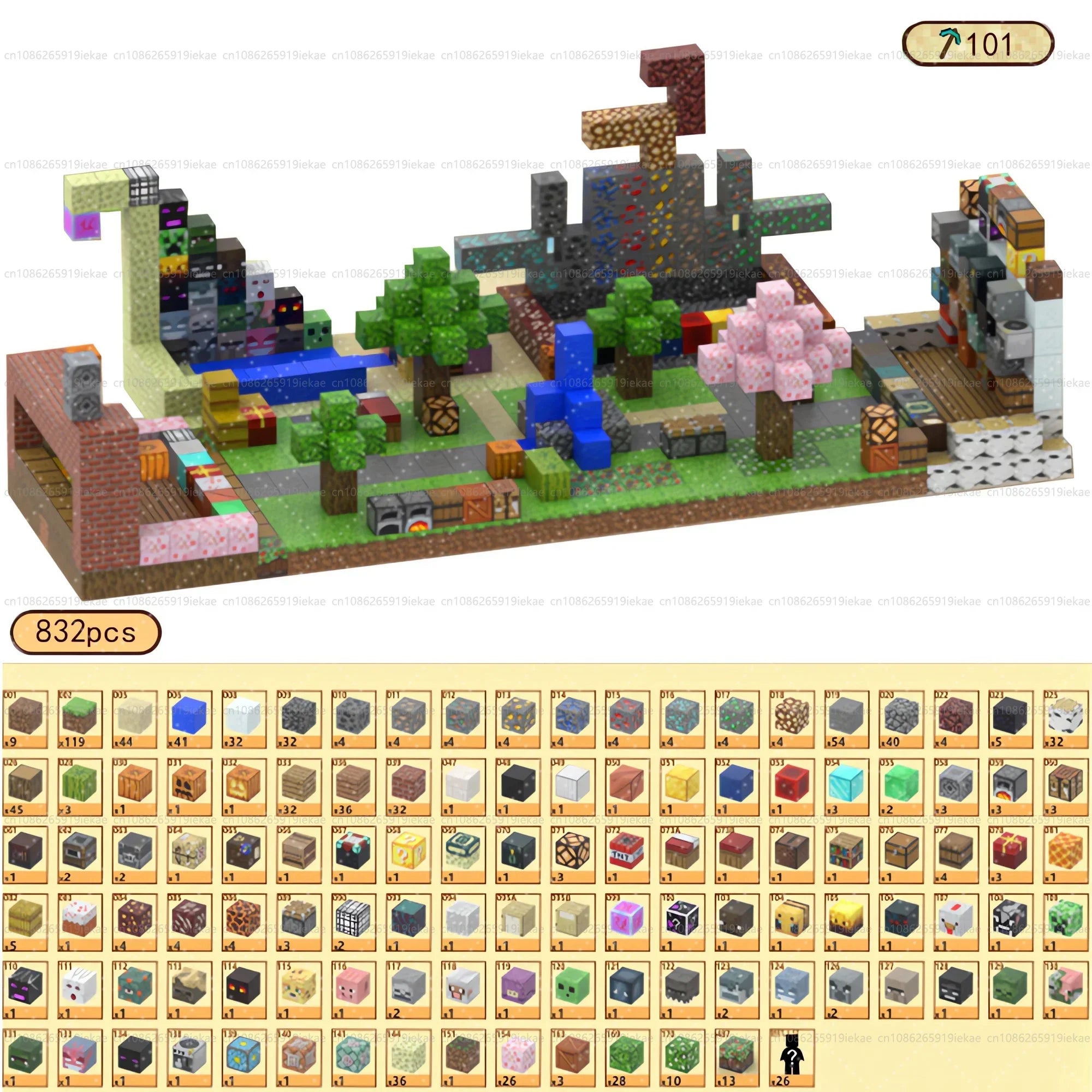 Magnetic Building Blocks Toy Build Mine Magnet World Construction Set STEM Sensory Educational Christmas Gift