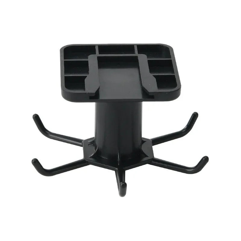 Kitchen Hooks Rotating Storage Rack Without Punching Wall-Mounted Kitchenware Supplies Gods Multifunctional Shelves