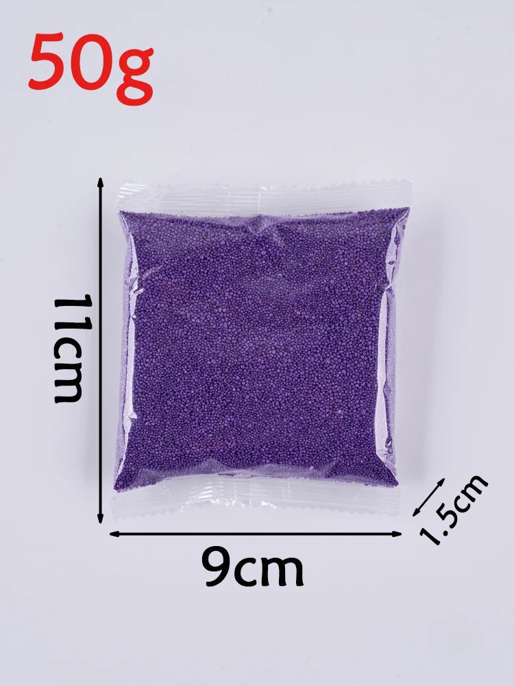 Colorful Sand Wax for DIY Candle Making – 50g Ice Flower & Pearl Wax