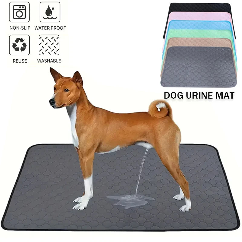 Reusable Pet Pee Pad – Washable Waterproof Dog Training Mat & Car Seat Cover