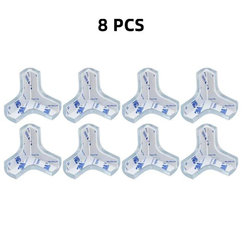 Baby Safety Silicone Table Corner Protector Furniture Edge Protection Cover Transparent Children Anti Collision Edge Guards
