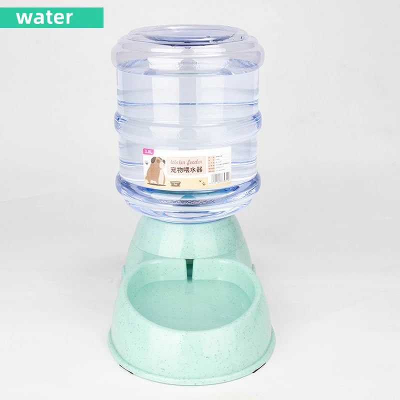 Large Capacity Pet Feeder & Water Dispenser – Automatic Bowl for Cats & Dogs
