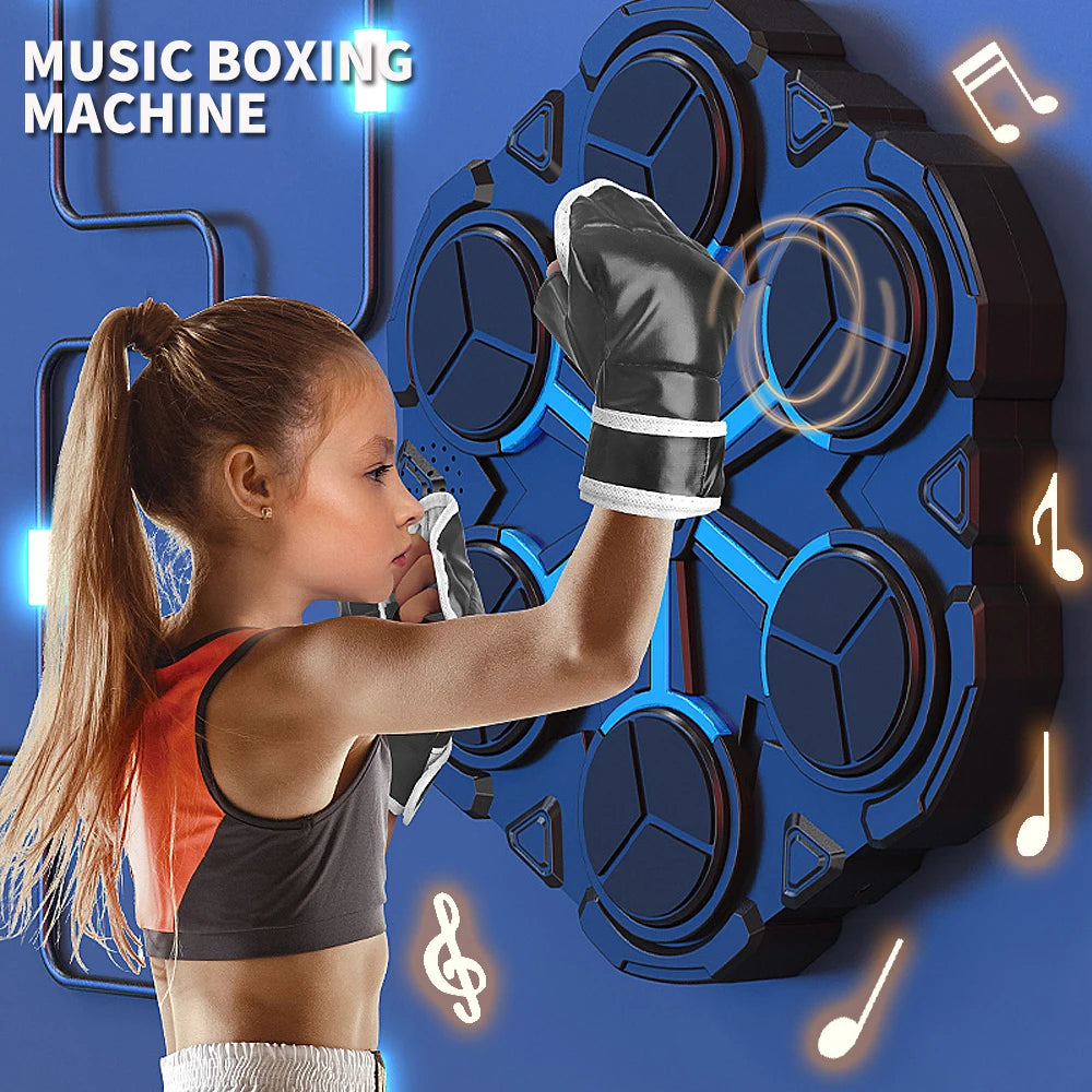 Smart Music Boxing Machine – Wall-Mounted Reaction & Punch Training Pad