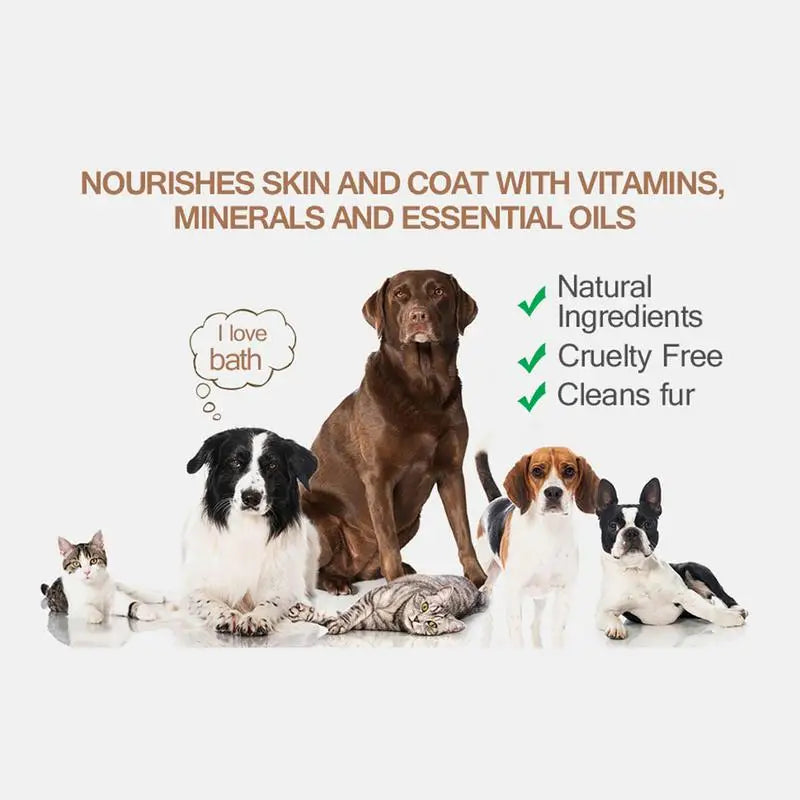 20ml Pet Hair Oil Essence – No-Rinse Skin & Coat Care for Dogs & Cats