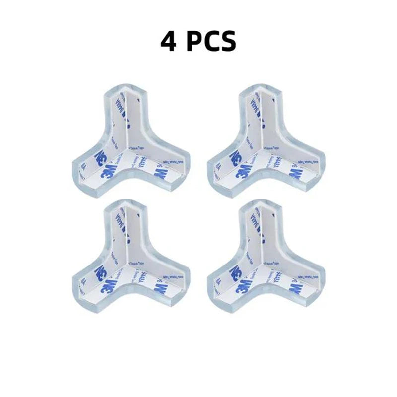 Baby Safety Silicone Table Corner Protector Furniture Edge Protection Cover Transparent Children Anti Collision Edge Guards