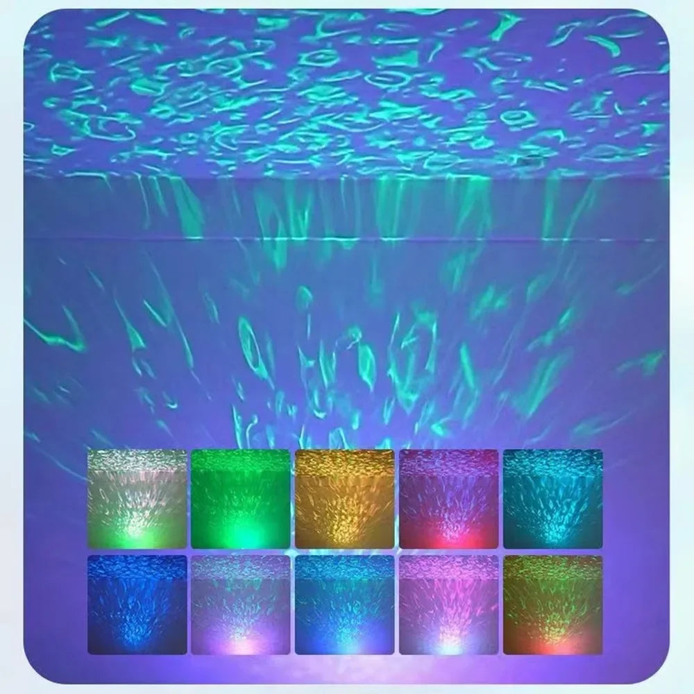 Starry Sky Galaxy Projector Light – Rotating USB Remote Ceiling Lamp