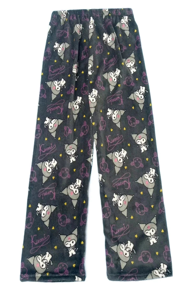 Y2K Hello Kitty Pajamas Pants Sanrio Anime Women&