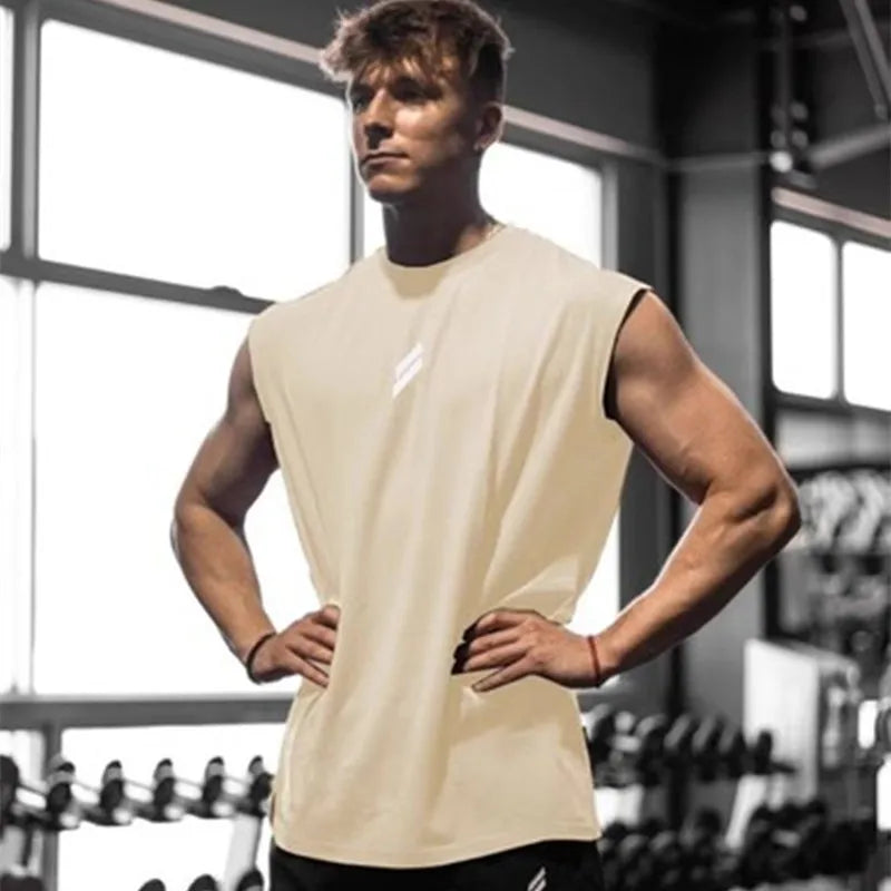 Summer Fitness Sports Tank Top Men&