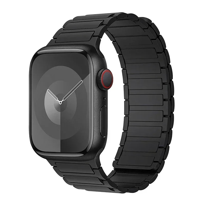 Silicone Strap for Apple Watch 46mm 42mm 49mm 44mm 40mm 45mm 41mm Magnetic Band for IWatch Ultra 2 Series 10 9 8 7 6 SE 5 4 3