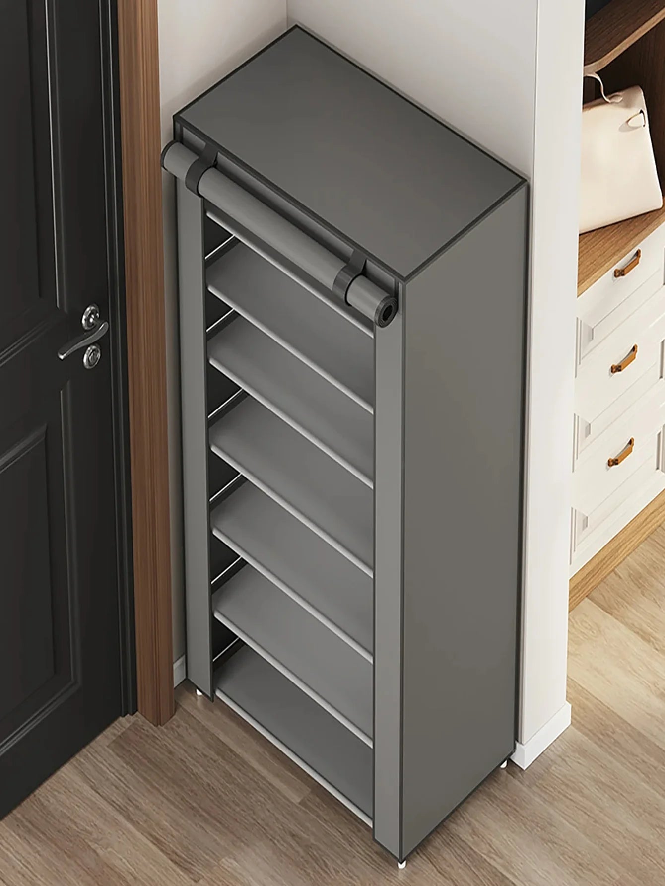 10/8/6 Layers Shoes Rack Organizer Space-saving Cabinets Shoes Shelf Rack Home Furniture Dustproof Shelf Dormitory Organizer