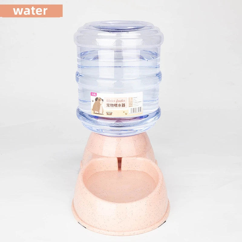 Large Capacity Pet Feeder & Water Dispenser – Automatic Bowl for Cats & Dogs