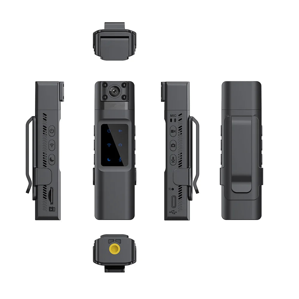 JOZUZE Mini Camera Portable Police Pocket Sport Digital Voice Video Business Conference 1080P Wearable Body Cam Riding Recorder