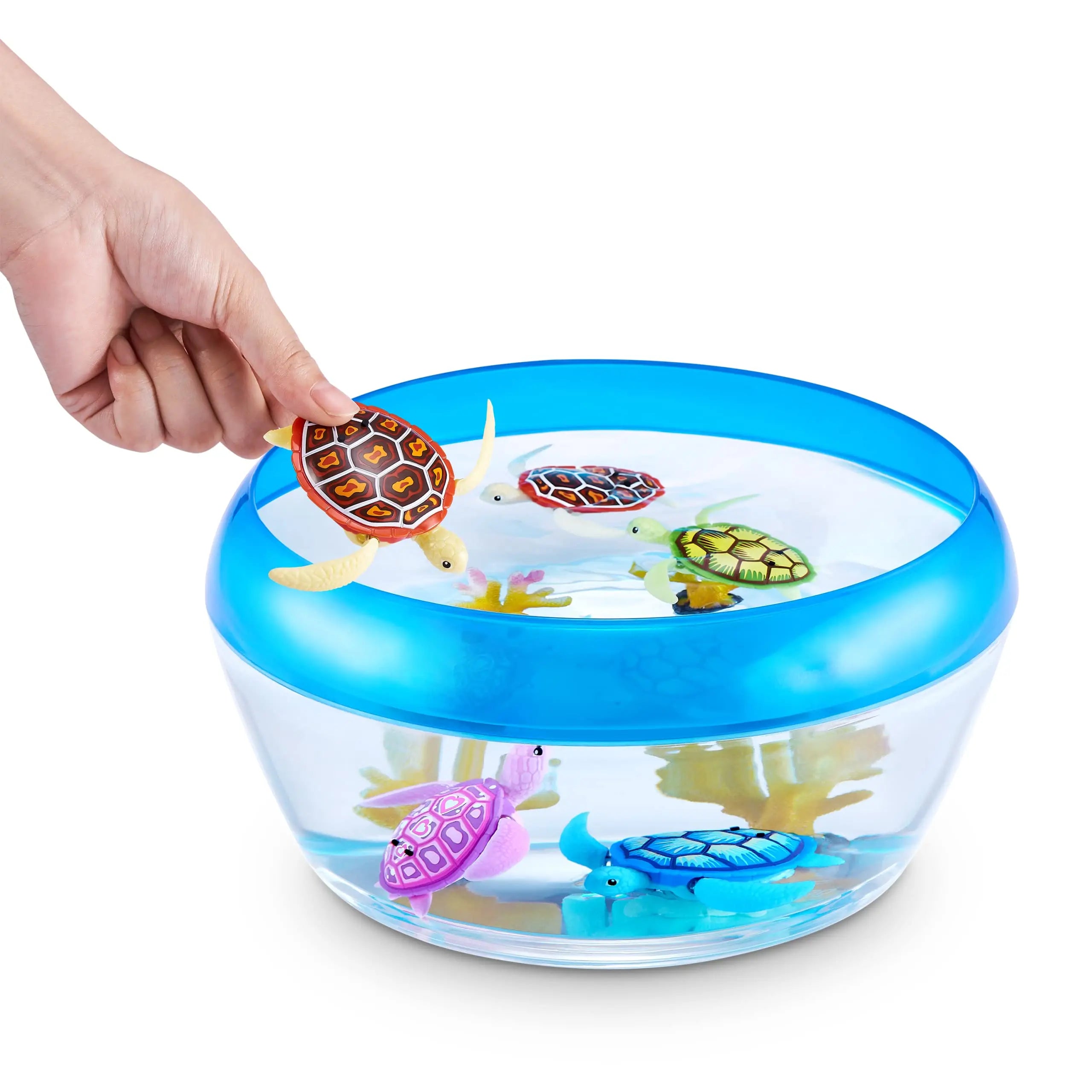 ZURU Robo Alive Robo Turtle – Water-Activated Robotic Swimming Bath Toy