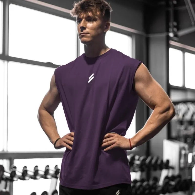 Summer Fitness Sports Tank Top Men&