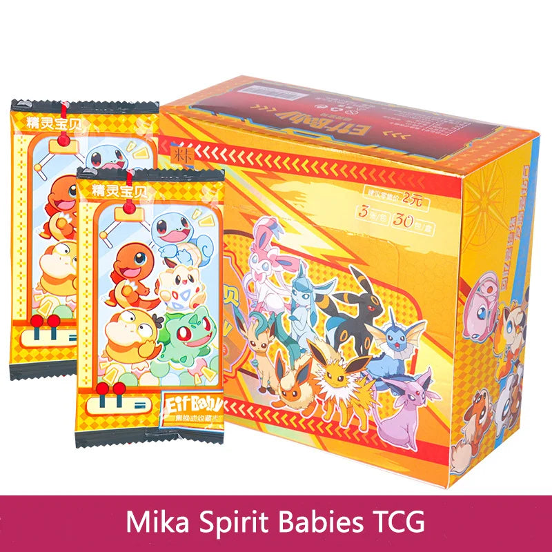 30 Bag Anime Game Elf Card Luxury Pet Card Collection Exchange Gift Box Card Toys Children&