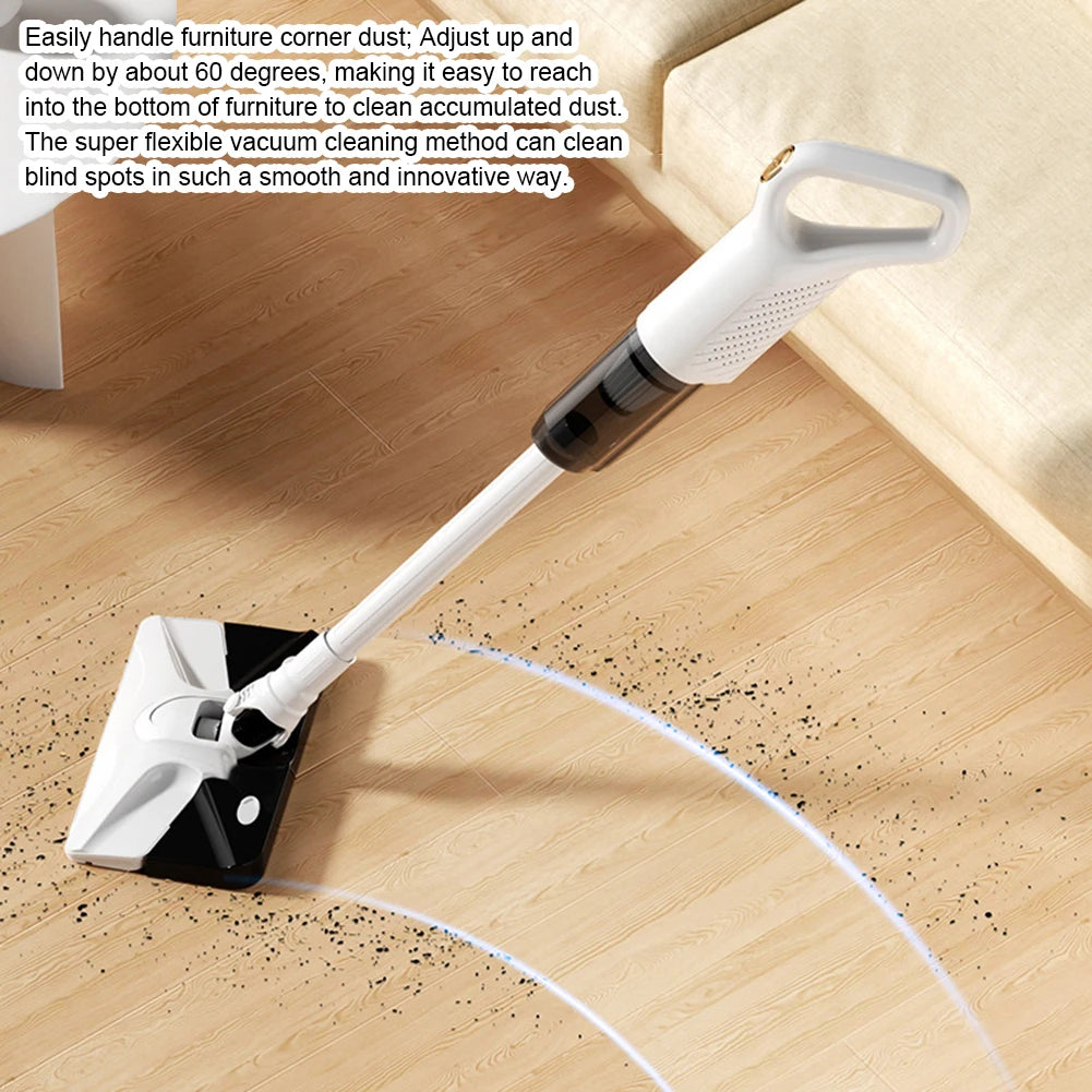 Cordless Handheld Vacuum Cleaner – Rechargeable Pet Hair & Floor Cleaner
