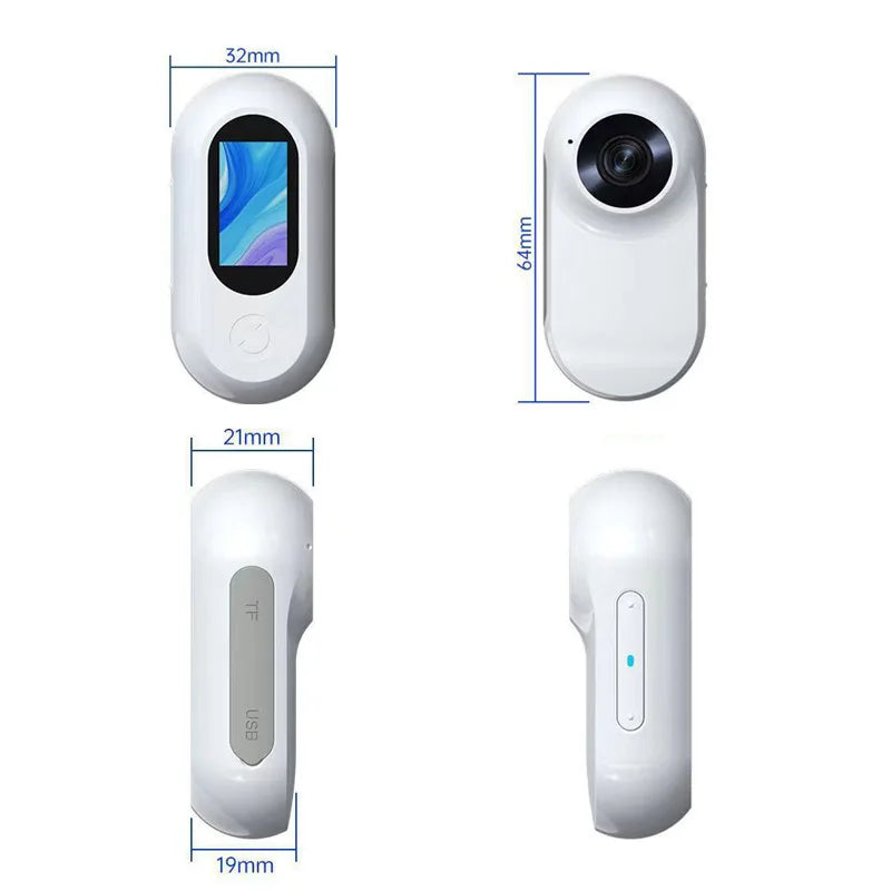 HD 1080P Dog & Cat Collar Camera – Wireless, No WiFi Needed, Records Video