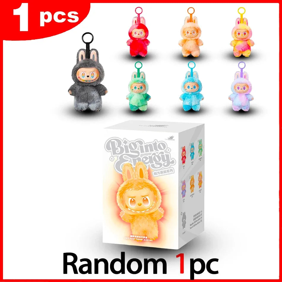 1:1 High Quality for La BuBu Blind Box Series PVC for La BuBu Macaron Pendant Doll Monster Keychain Birthday Christmas Gift