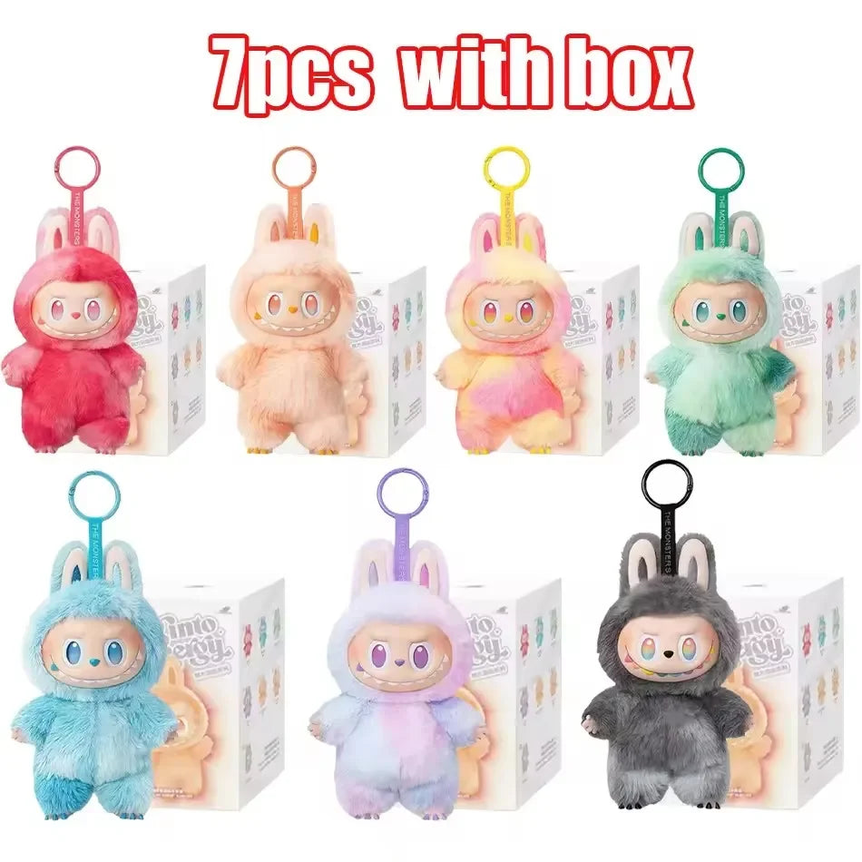 New labubu v3 monster series high energy vinyl pendant box blind character kawaii dollface keychain decorative gift