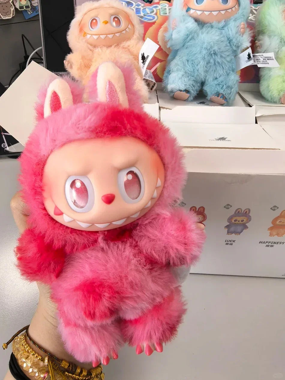 1:1 High Quality for La BuBu Blind Box Series PVC for La BuBu Macaron Pendant Doll Monster Keychain Birthday Christmas Gift