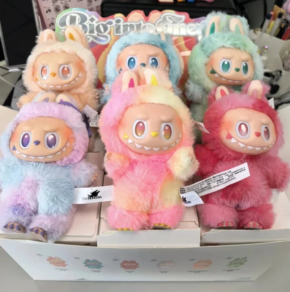 1:1 High Quality for La BuBu Blind Box Series PVC for La BuBu Macaron Pendant Doll Monster Keychain Birthday Christmas Gift
