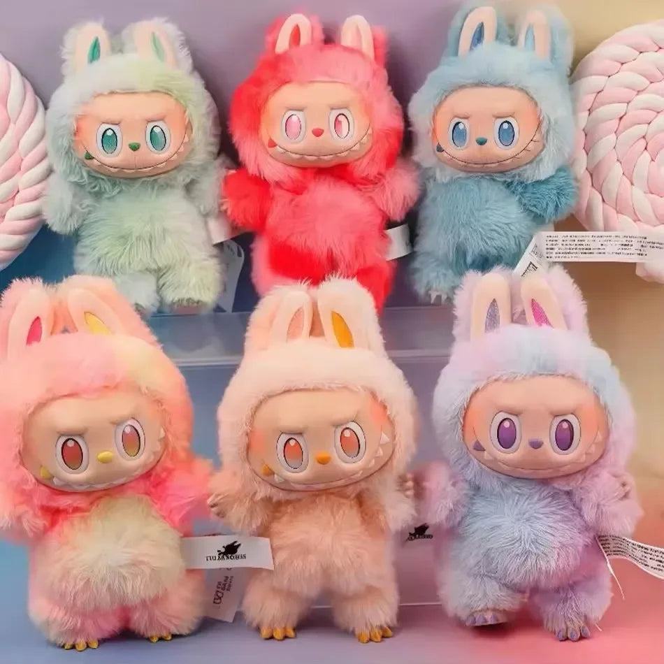 New labubu v3 monster series high energy vinyl pendant box blind character kawaii dollface keychain decorative gift