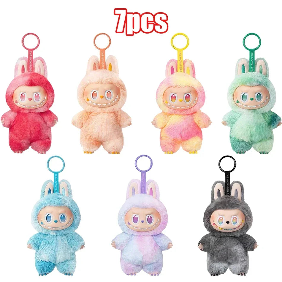 1:1 High Quality for La BuBu Blind Box Series PVC for La BuBu Macaron Pendant Doll Monster Keychain Birthday Christmas Gift