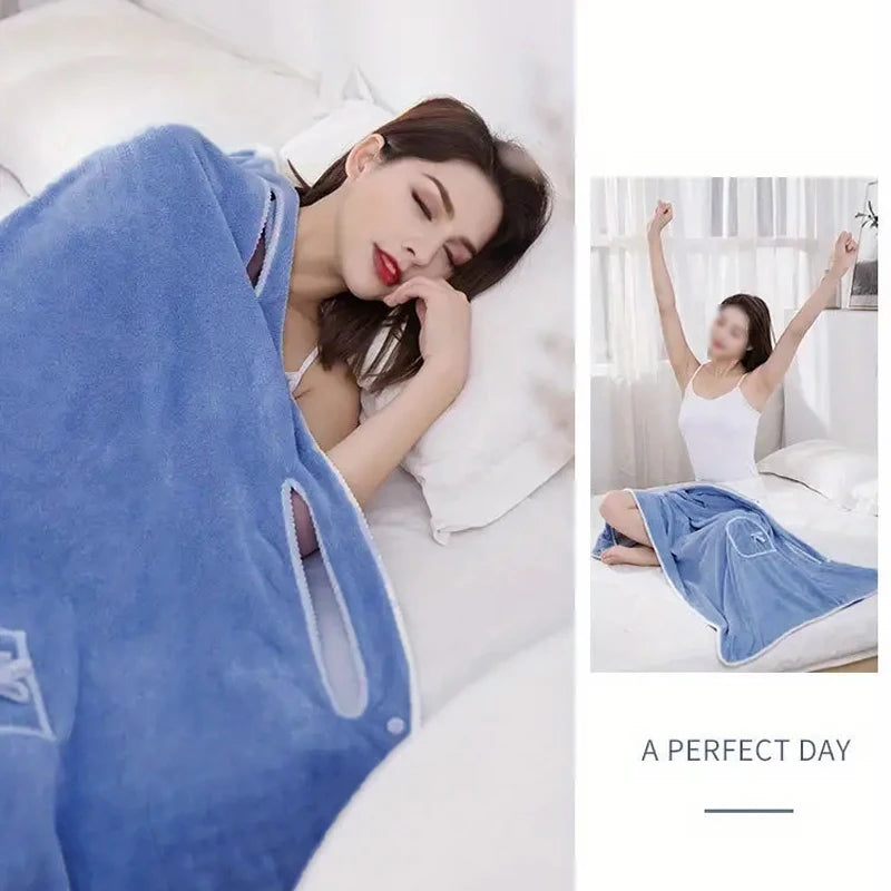 Womens Bath Towels Girls Wearable 135*80Cm Fast Drying Bathing Beach Spa Bathrobes Wash Clothing, Shower Bath And Gym Towel