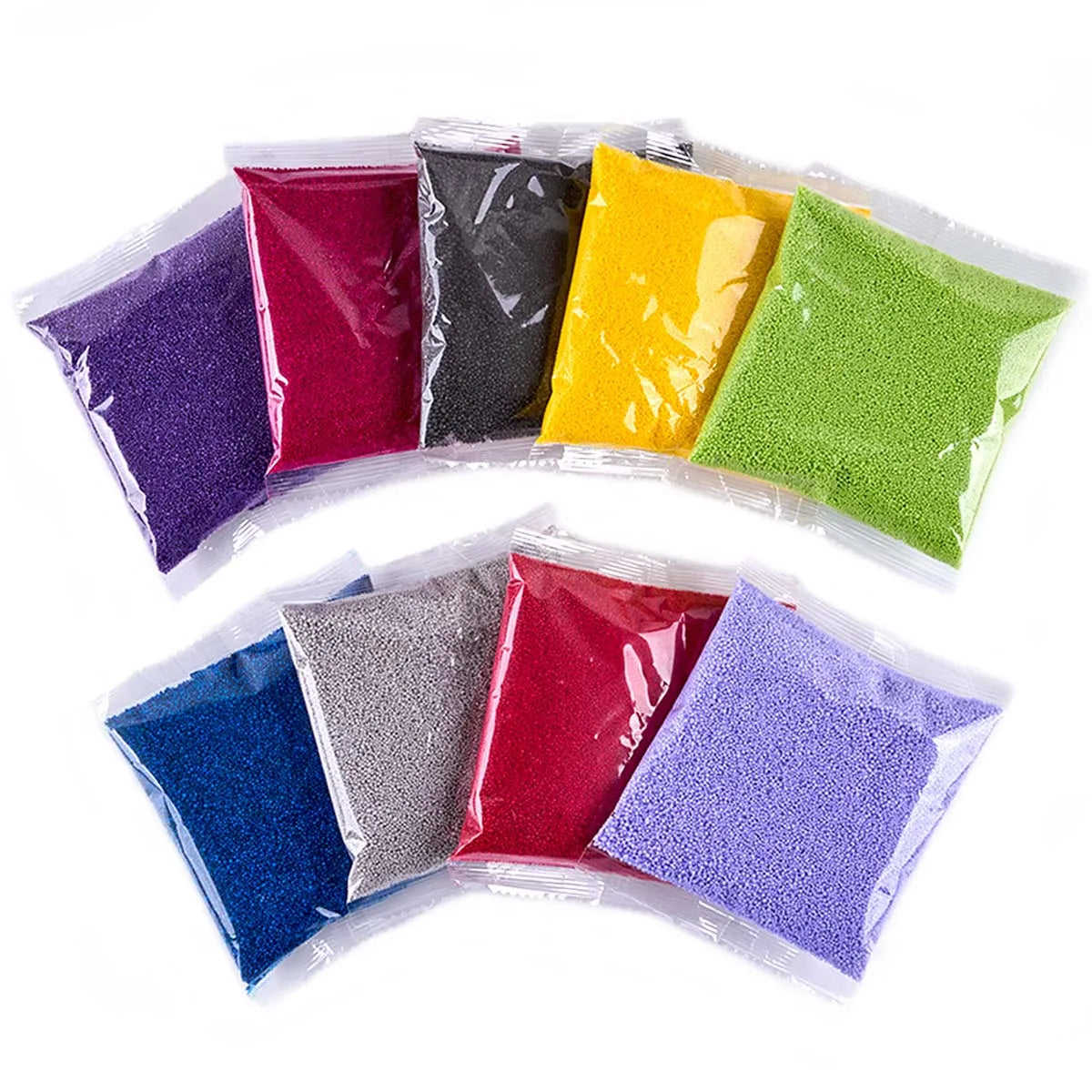 Colorful Sand Wax for DIY Candle Making – 50g Ice Flower & Pearl Wax