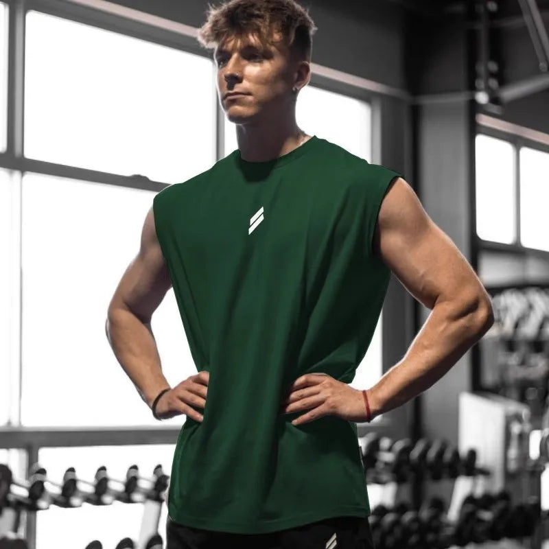 Summer Fitness Sports Tank Top Men&