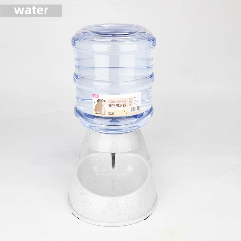Large Capacity Pet Feeder & Water Dispenser – Automatic Bowl for Cats & Dogs
