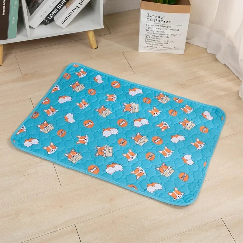 Reusable Pet Pee Pad – Washable Waterproof Dog Training Mat & Car Seat Cover