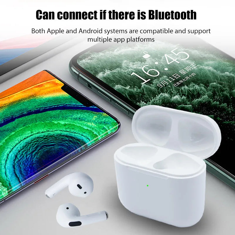 Pro 4 TWS Wireless Headphones Earphone Bluetooth-compatible 5.0 Waterproof Headset with Mic for Xiaomi iPhone Pro4 Earbuds