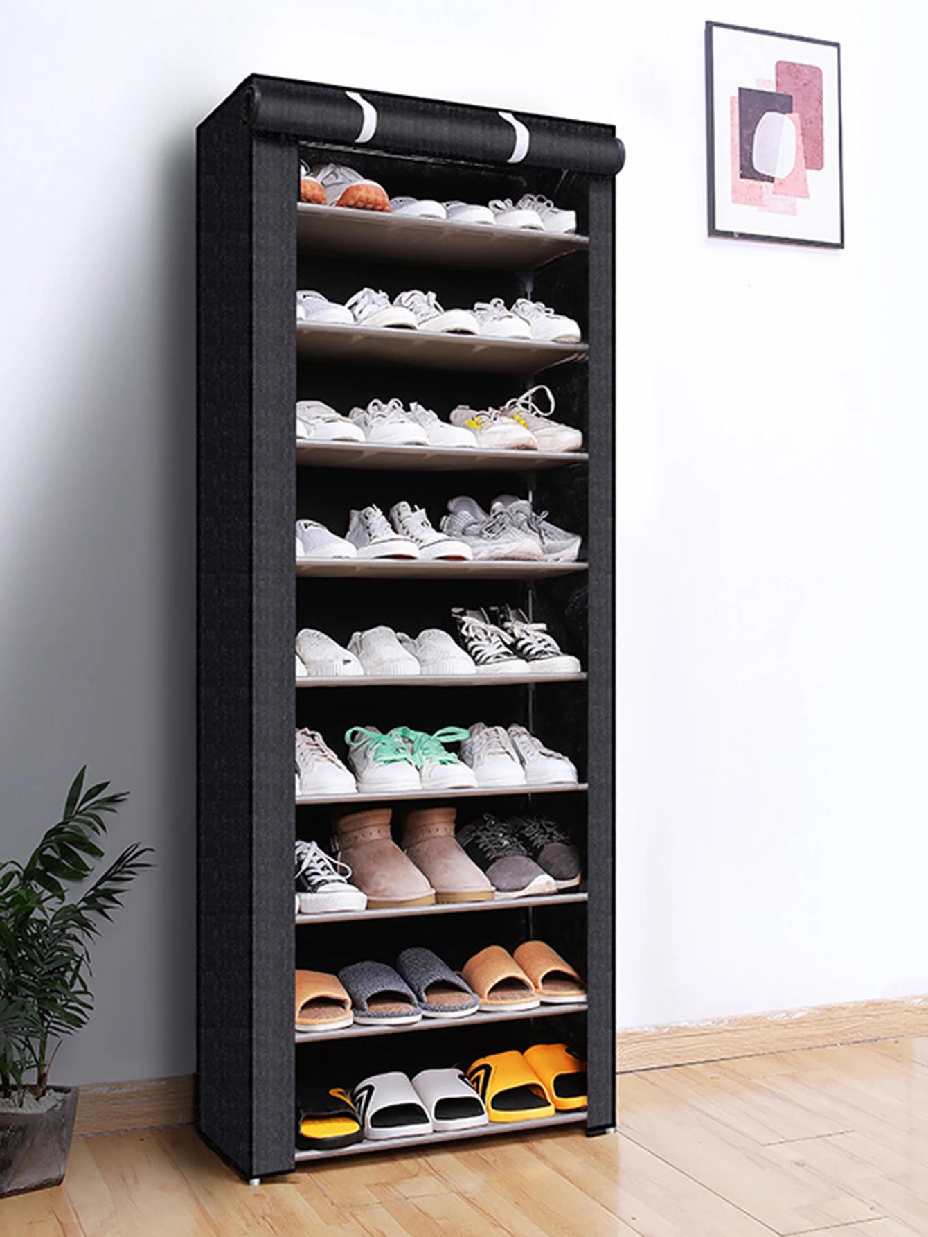 10/8/6 Layers Shoes Rack Organizer Space-saving Cabinets Shoes Shelf Rack Home Furniture Dustproof Shelf Dormitory Organizer