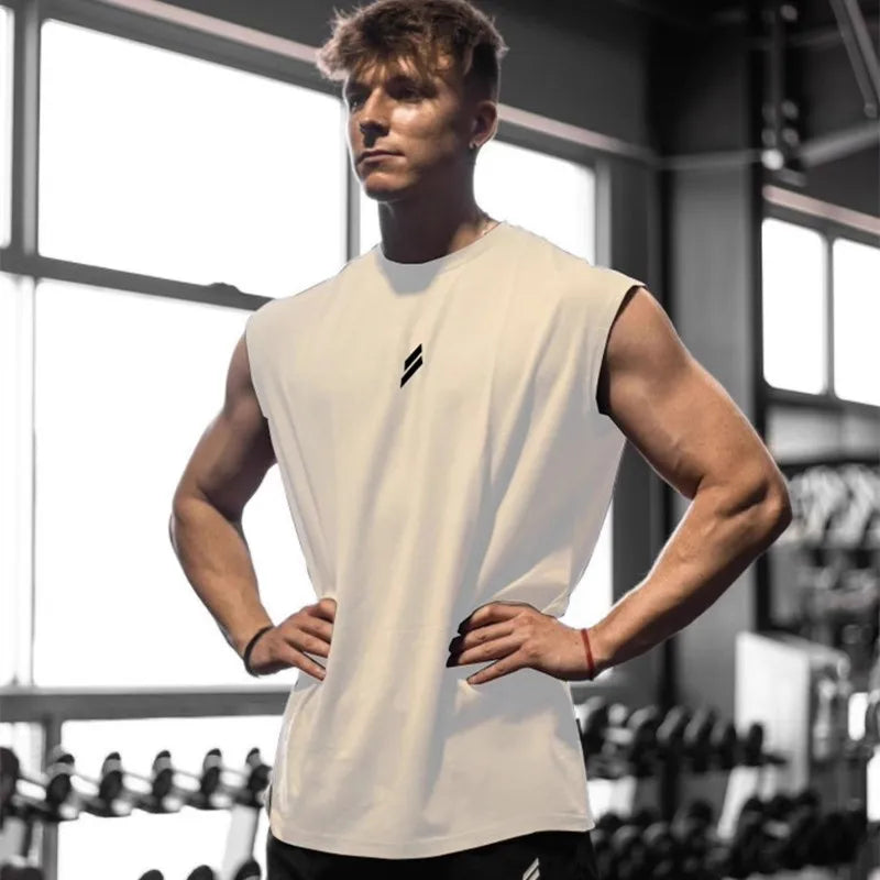Summer Fitness Sports Tank Top Men&