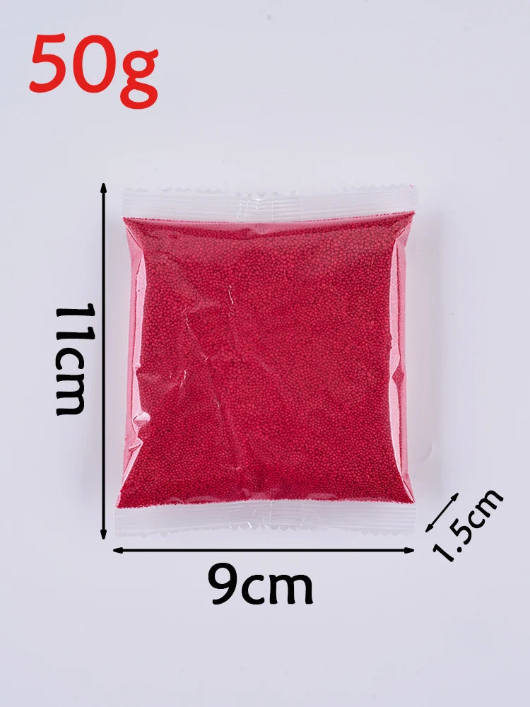 Colorful Sand Wax for DIY Candle Making – 50g Ice Flower & Pearl Wax