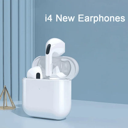 2025 i4 TWS Wireless Bluetooth Earphones Headphones Mini Earpone Headset For PC Android Apple iPhone Earbuds Accessories