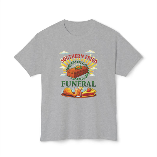 Copy of Southern Fried Funeral T-Shirt – Vintage Comfort Food Funeral Humor Tee