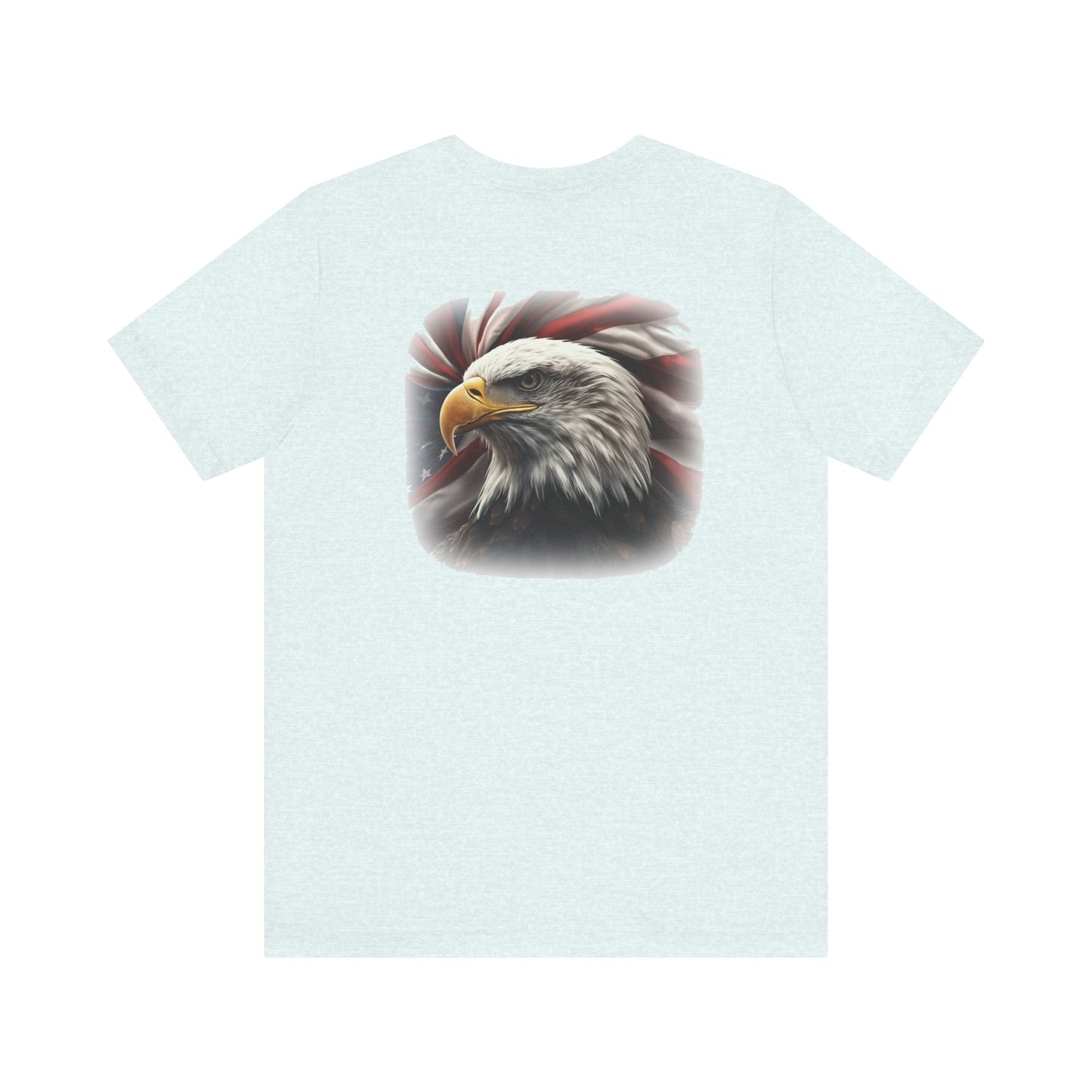 Patriotic Bald Eagle T-Shirt - American Flag Graphic Tee