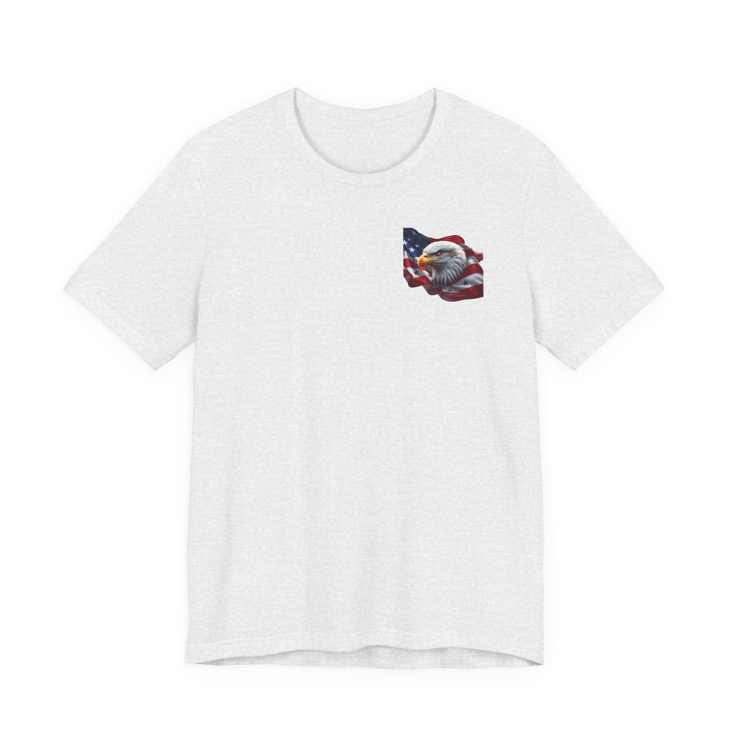 Patriotic Bald Eagle T-Shirt - American Flag Graphic Tee