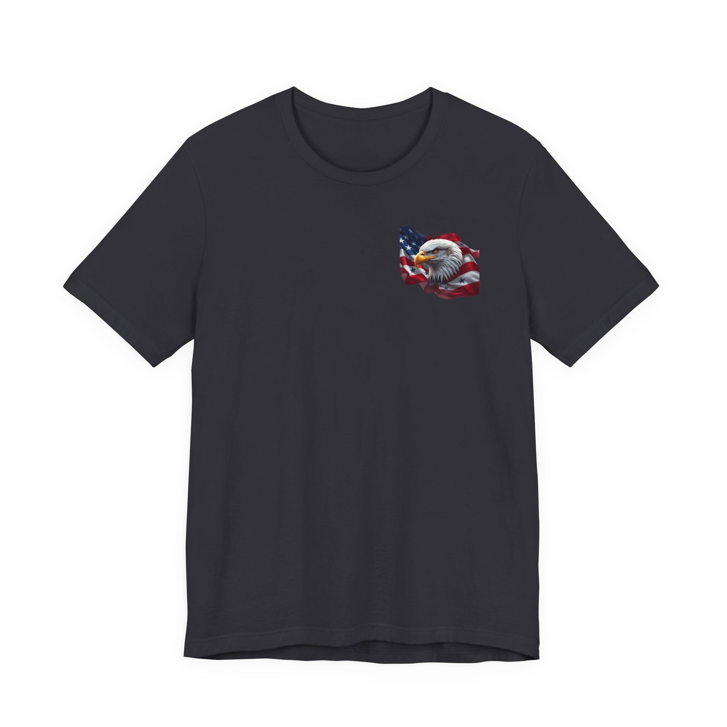 Patriotic Bald Eagle T-Shirt - American Flag Graphic Tee