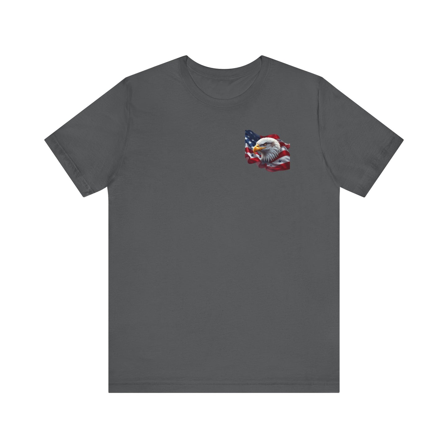 Patriotic Bald Eagle T-Shirt - American Flag Graphic Tee