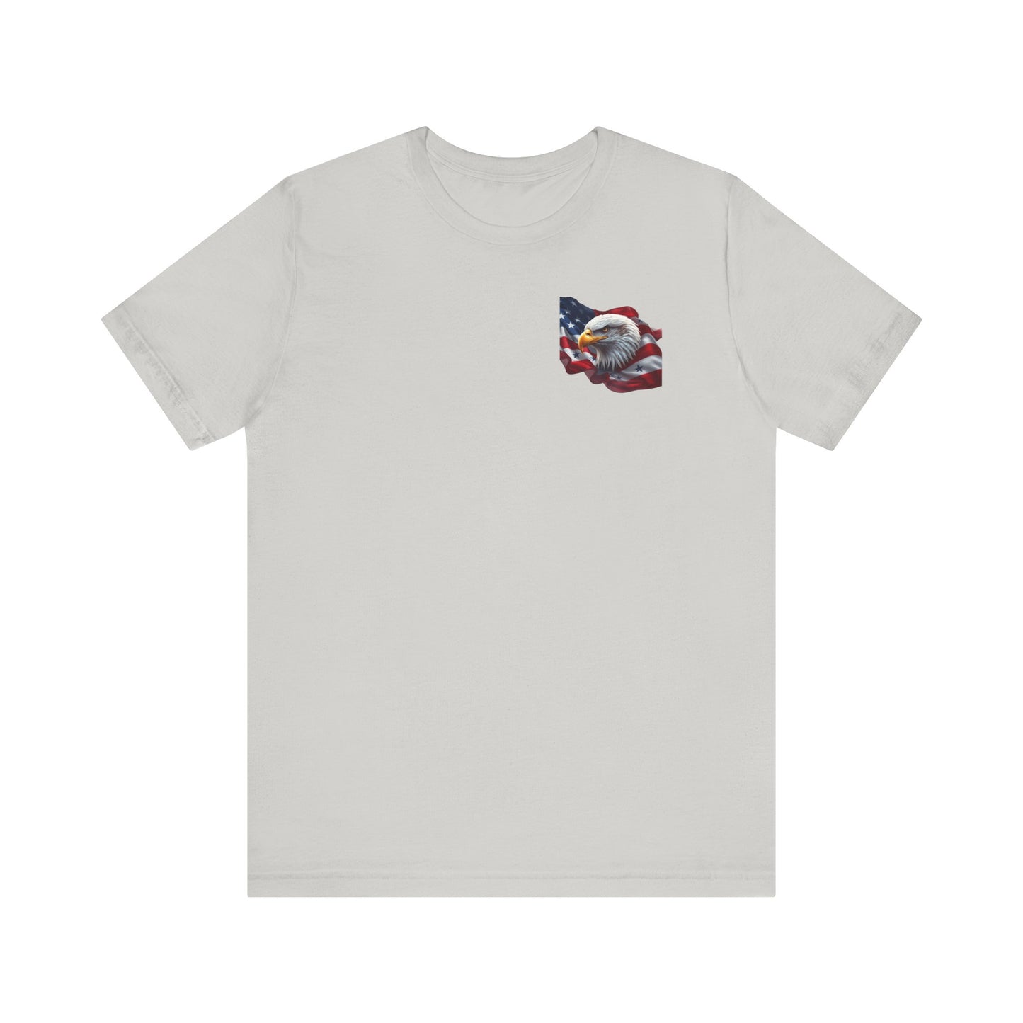 Patriotic Bald Eagle T-Shirt - American Flag Graphic Tee